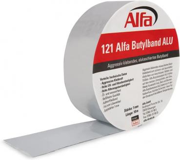 121 Alfa Butylband ALU (alukaschiert) 100 mm x 10 m